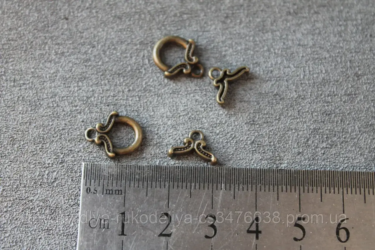 

Замочек - тогл, бронза, 1 шт