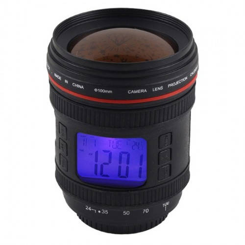 

Часы проектор в виде объектива со звуками природы