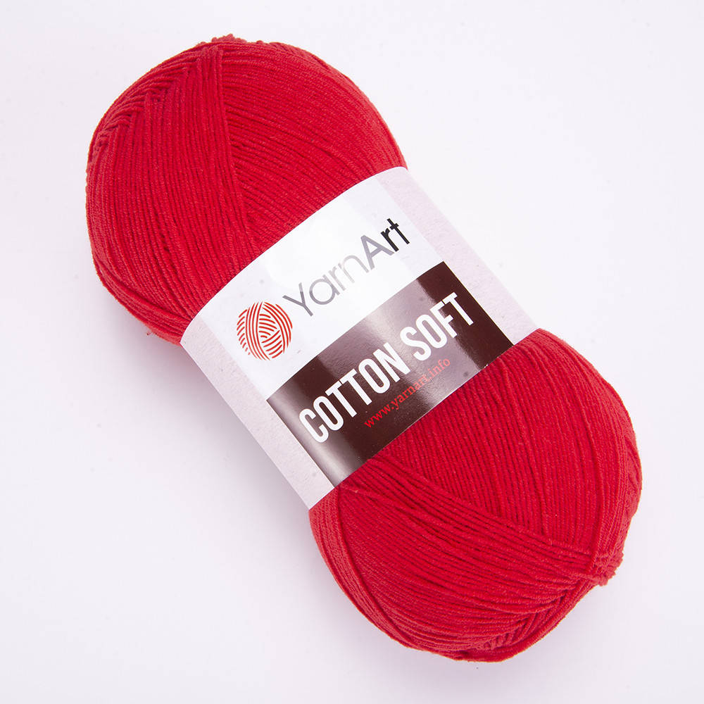 

Yarnart Cotton Soft № 90 красный