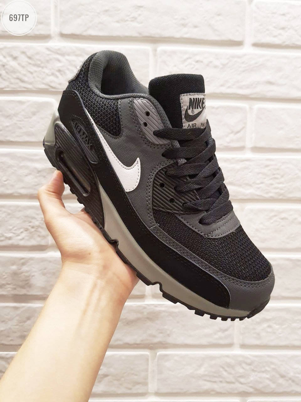 

Мужские кроссовки Nike Air Max 90 Black, Черный