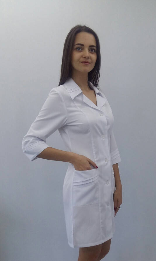 

Халат женский медицинский, Белый