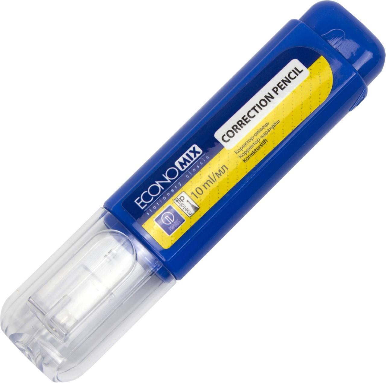 

Коректор-ручка метал. нак. "Economix" 10мл №E41310(12)