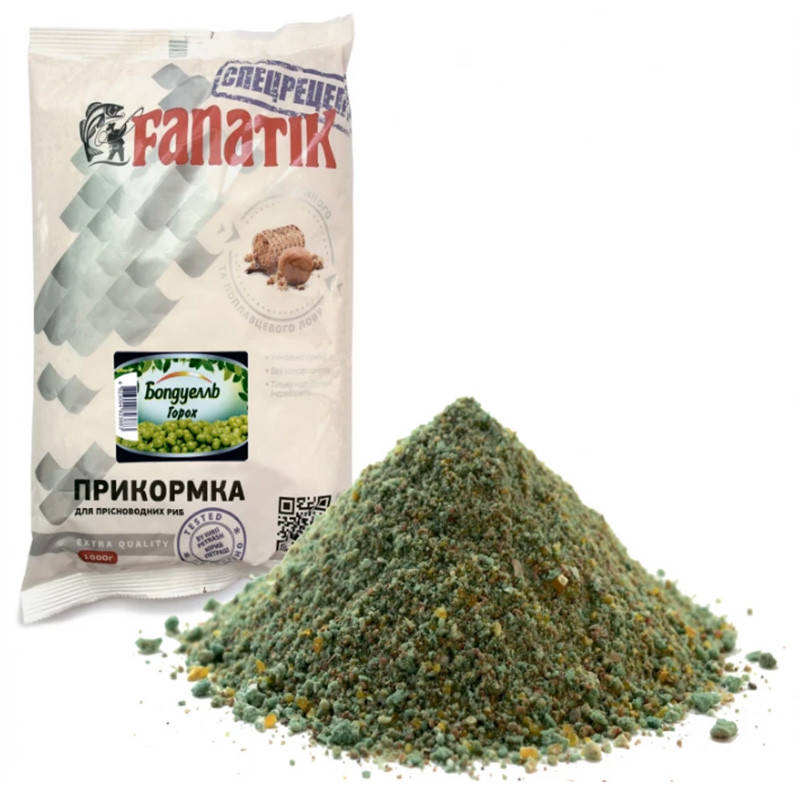 

Прикормка FANATIK Боnдуелль Горох 1 кг