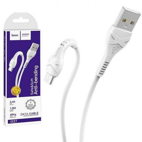 

Кабель USB-Micro Hoco X37 белый