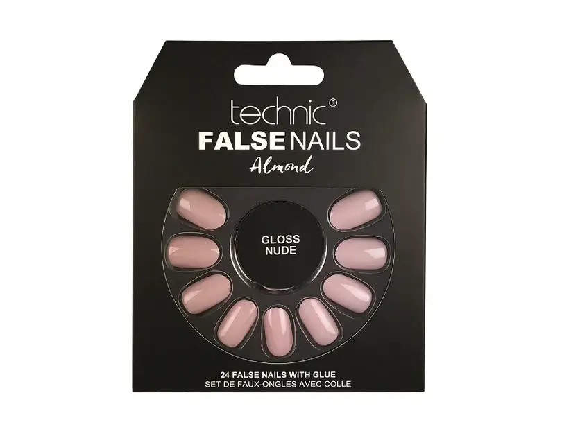 

Накладные ногти с клеем Technic Cosmetics False Nails - Almond Gloss Nude