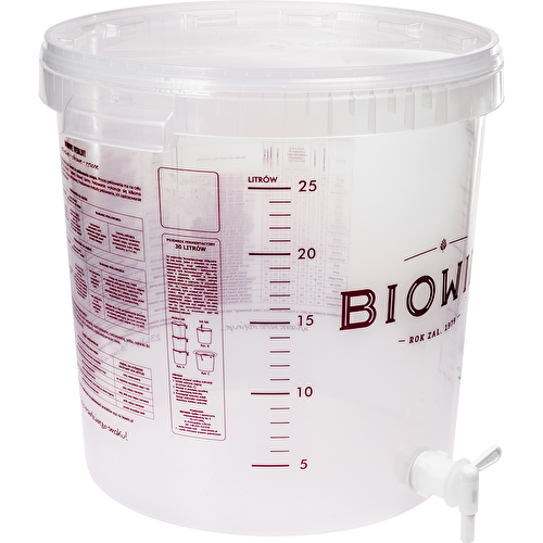 

Biowin ёмкость бродительная прозрачная с краном, 30 л.