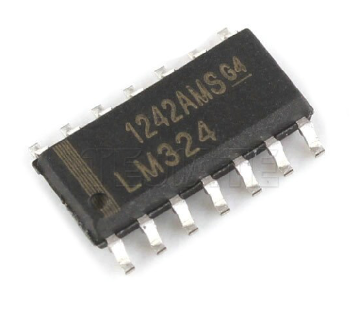 

LM324N, Счетверенный ОУ общего применения, (0°C...+70°C), SOP-14