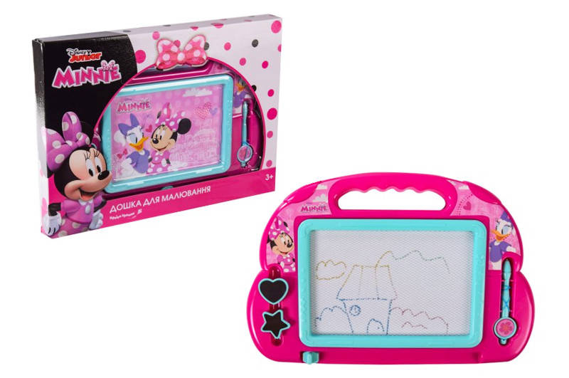 

Дошка магнітна Disney "Minnie Mouse" D-3405 для малювання, кольорова, в коробці – 38*3*28 см, р-р іграшки –