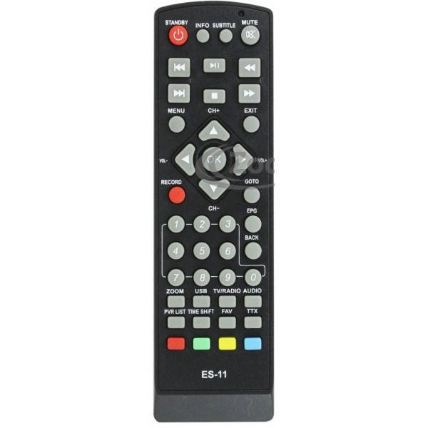 

Пульт для тюнера eurosky es-3011, Черный