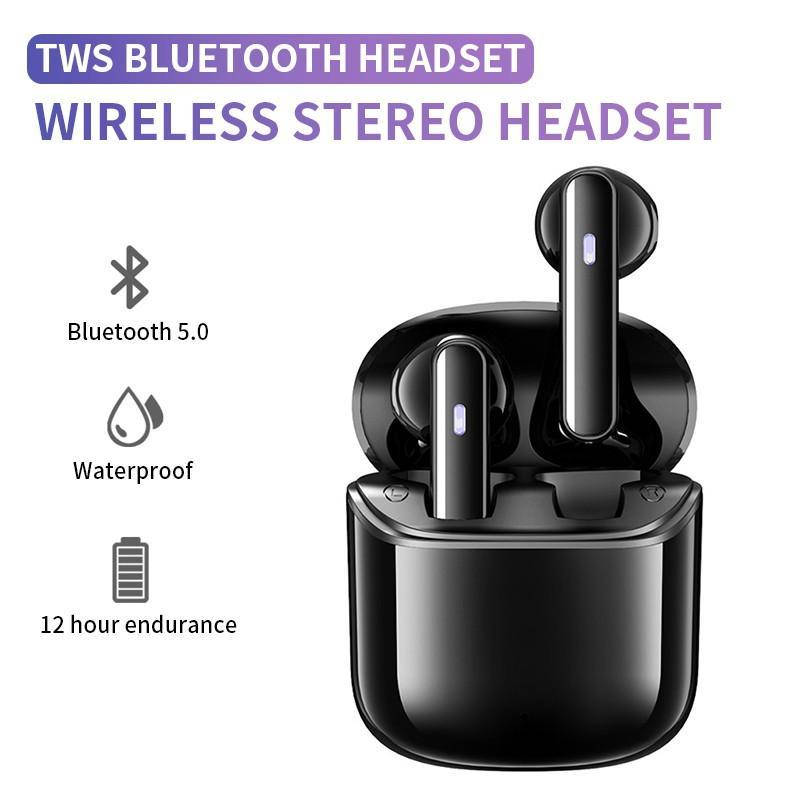 

Беспроводные наушники T9 сенсорные наушники HD Stereo Bluetooth наушники, Черный