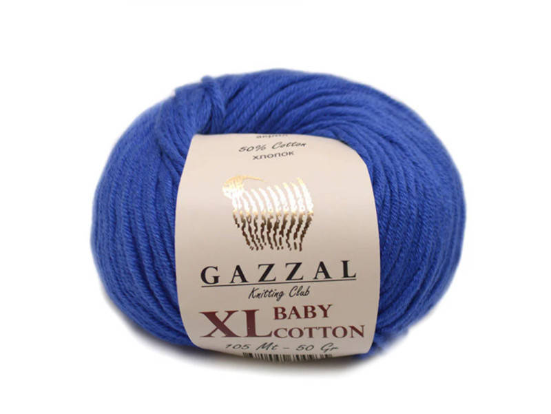 

Gazzal Baby Cotton XL, ультрамарин №3421, Синий