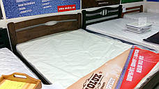 Ліжко двоспальне дерев'яне з підйомним механізмом Кароліна Мікс меблі, колір на вибір, фото 3
