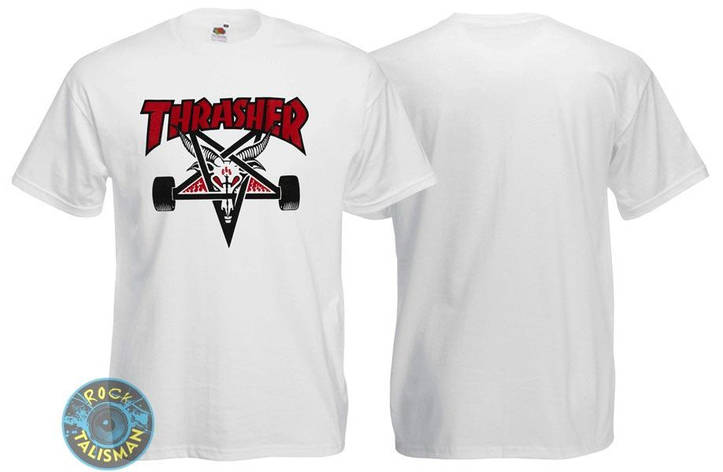 Футболка THRASHER GOAT біла, фото 2