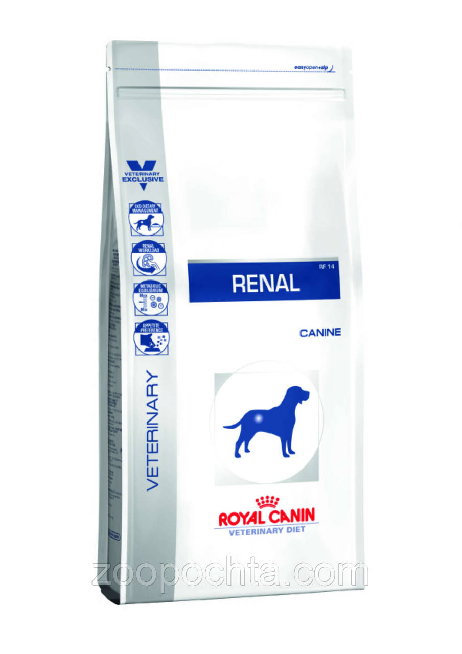 Сухой лечебный корм Royal Canin Renal для собак, 14КГ