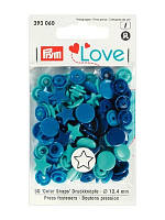 Кнопки Color Snaps Prym Love,блакитний/синій., 12мм, Prym