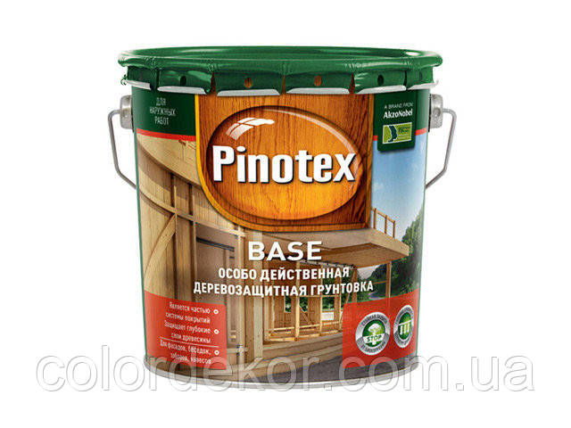 Грунтовка для дерева PINOTEX BASE (Пинотекс База) 3л - фото 1 - id-p538957152