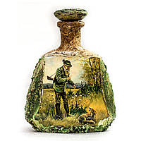 Сувенирная бутылка в подарок мужчине охотнику Ручная работа