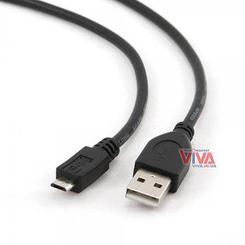 Кабель Cablexpert CCP-mUSB2-AMBM-1M (USB-AM to Micro-5P) Black 1 м