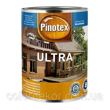 Пропитка для дерева с лаком PINOTEX ULTRA (Пинотекс Ультра лазурь) Калужница 1л - фото 2 - id-p539009078