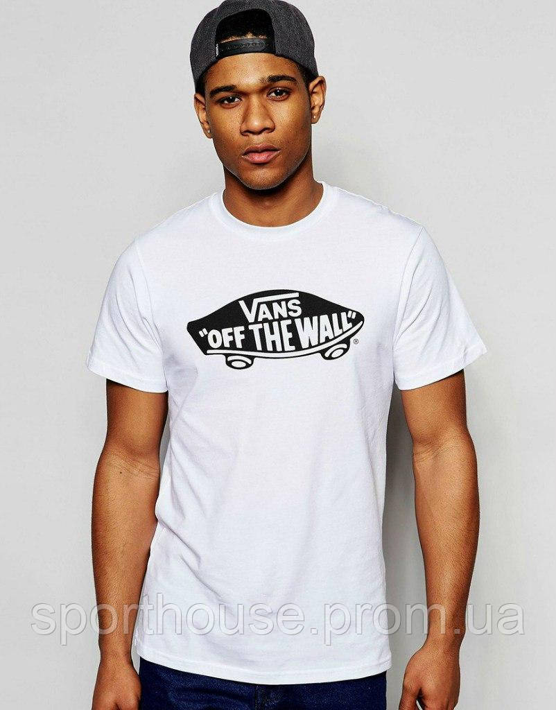 Мужская футболка Vans,мужская футболка Ванс, спортивная, брендовая ...