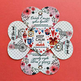 Магниты "Сердечко" на заказ. Размер 95х72 мм 2