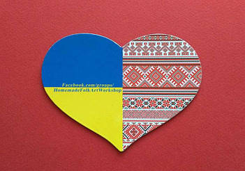 Магнитики "Сердечко" на заказ. Размер 95х72 мм 1