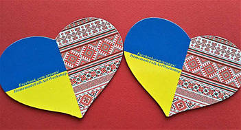 Магнитики "Сердечко" на заказ. Размер 95х72 мм 5