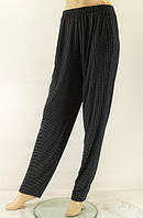 Женские брюки больших размеров ткань масло, цвет тёмно-синий.