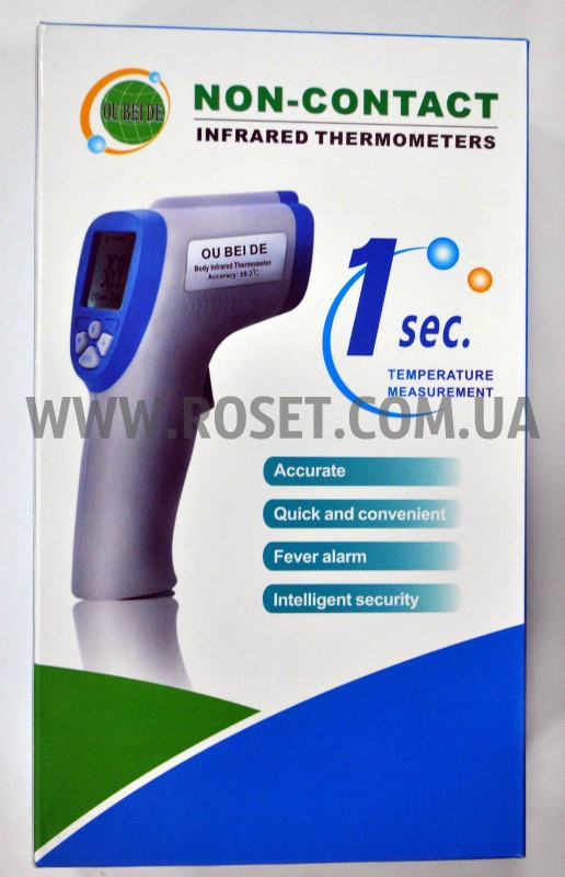 Безконтактний інфрачервоний термометр (пірометр) - Non contact Infrared Thermometer DT-8809C