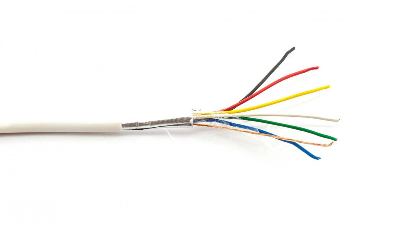 Сигнальний кабель Dialan (мідь) CU 6х7/0,22 екранований (100м)