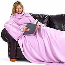 Плед із рукавами халат із рукавами Snuggie 190х140 см довжина рукава 70 см фліс, фото 2