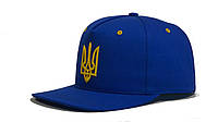 Бейсболка Рэп Snapback Украина Васильковая