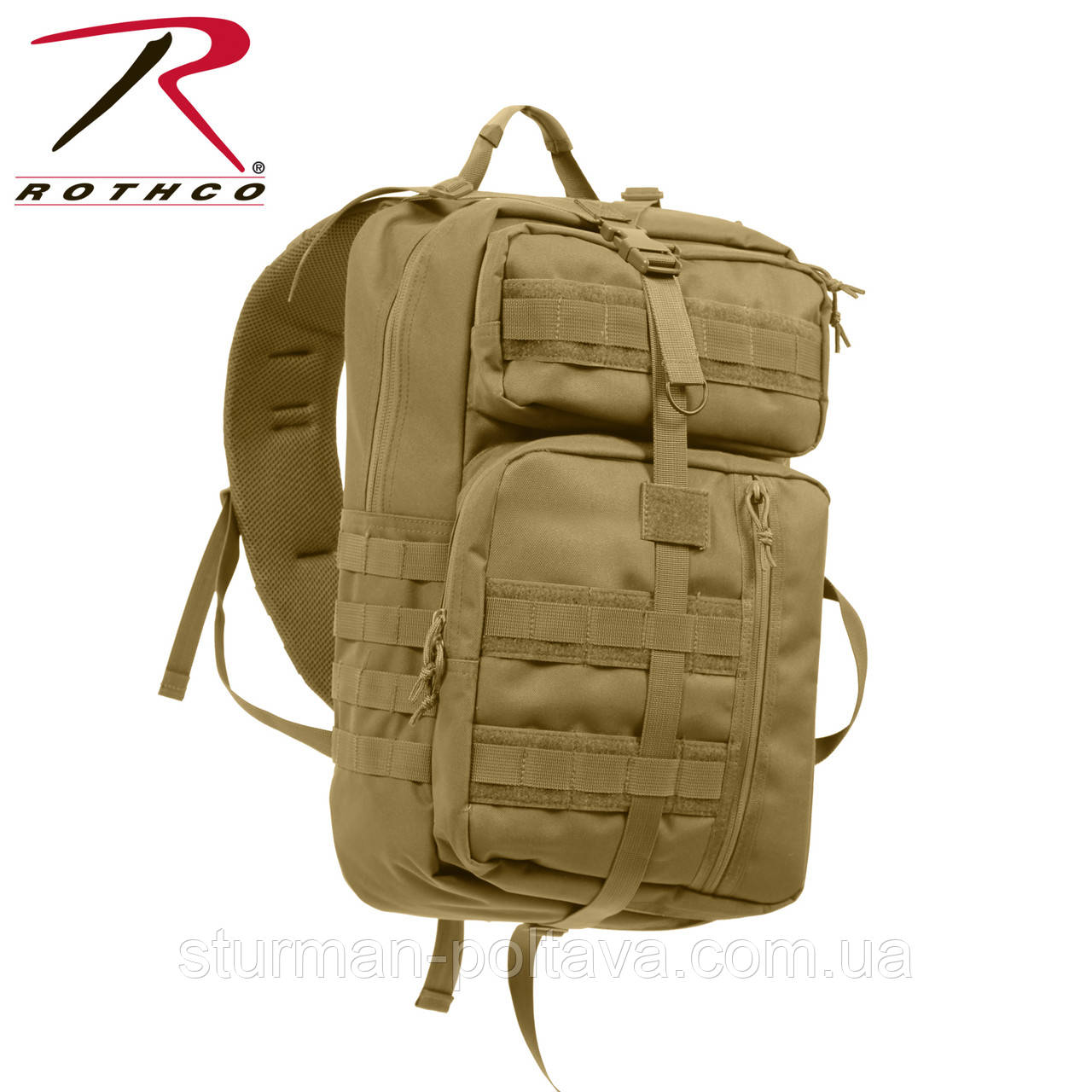 Тактична транспортна сумка колір кайот Rothco Tactisling Transport Pack