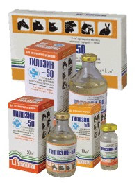 Тилозин-50 50 мл ветеринарный антибиотик широкого спектра действия - фото 1 - id-p36393408