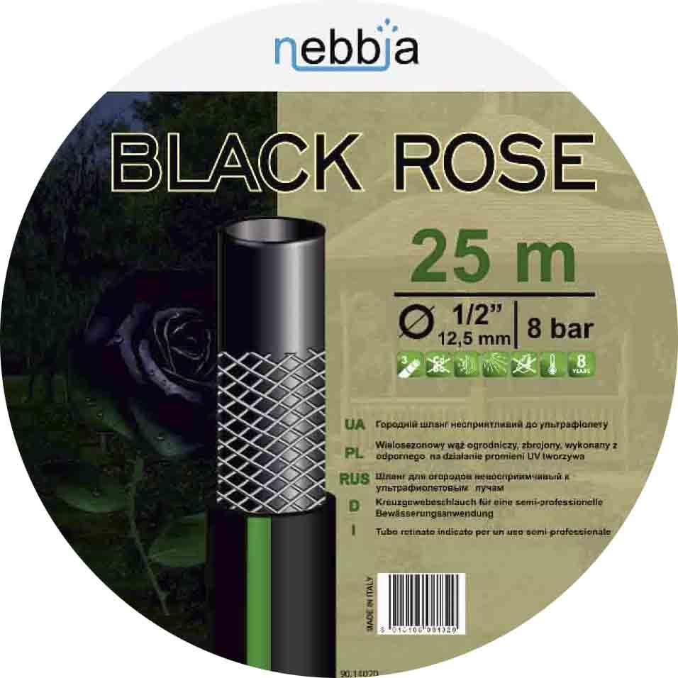 Шланг для поливання 12,5 мм (1/2") 25 m Black Rose Італія