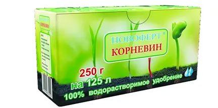 Корневін Новоферт водорозчинне добриво для вкорінення плодових, овочевих і ягідних культур