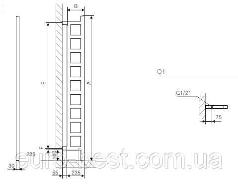 Рушникосушка Terma Easy DW 640х200 - фото 2 - id-p539247819