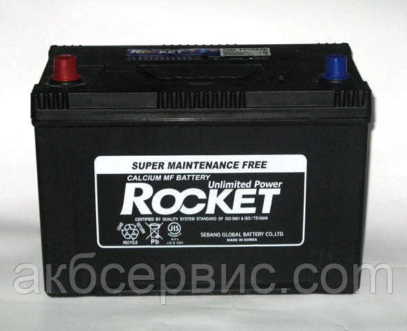 Акумулятор автомобільний Rocket 6CT-95 Аз Asia (SMF 115D31R)
