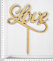 Топер Love 18 х 15 см