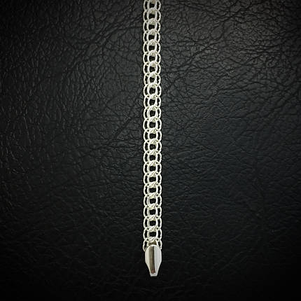 Срібний браслет, 220мм, 10 грам, плетіння Пітон, фото 2