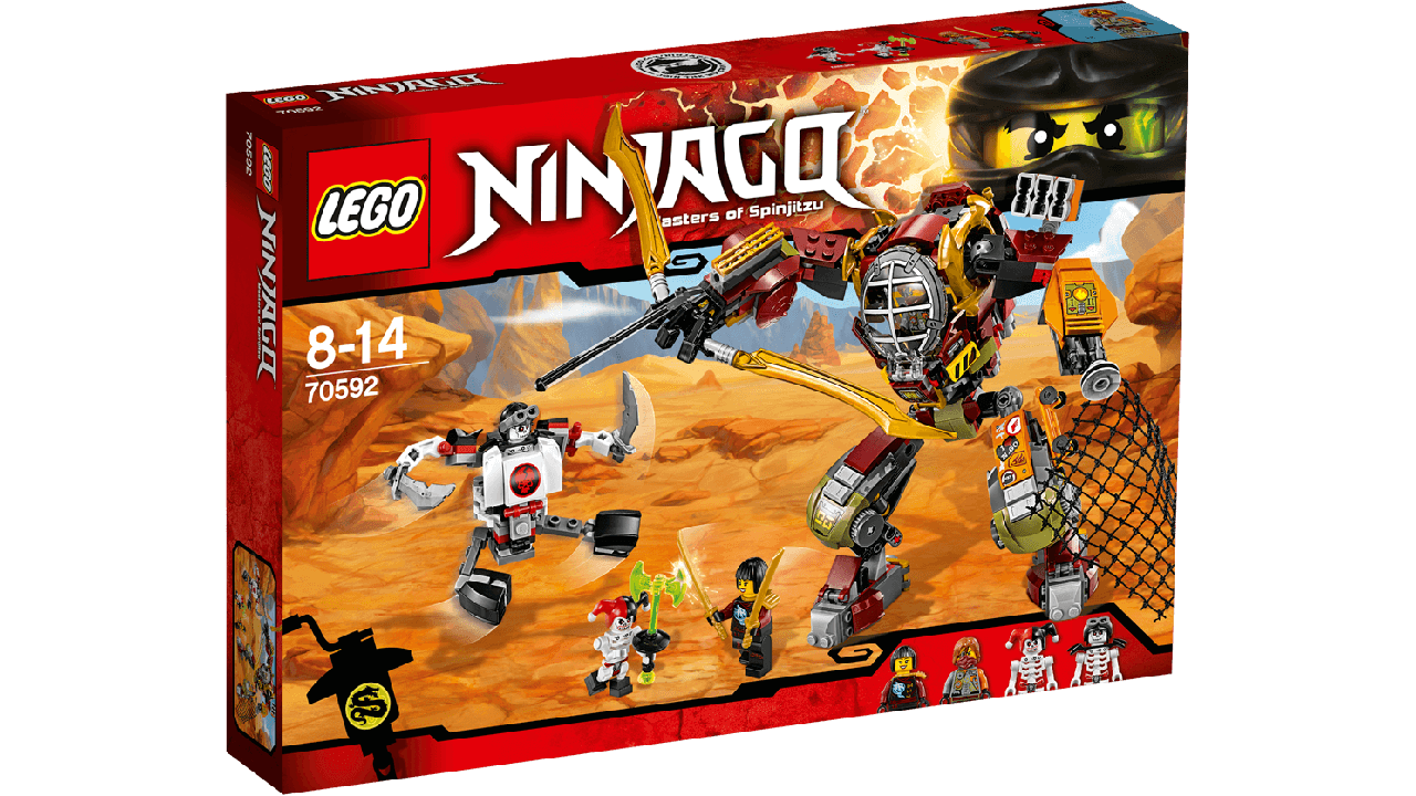 Конструктор лего ніндзінга Lego Ninjago 70592 Робот-рятівник із металолом