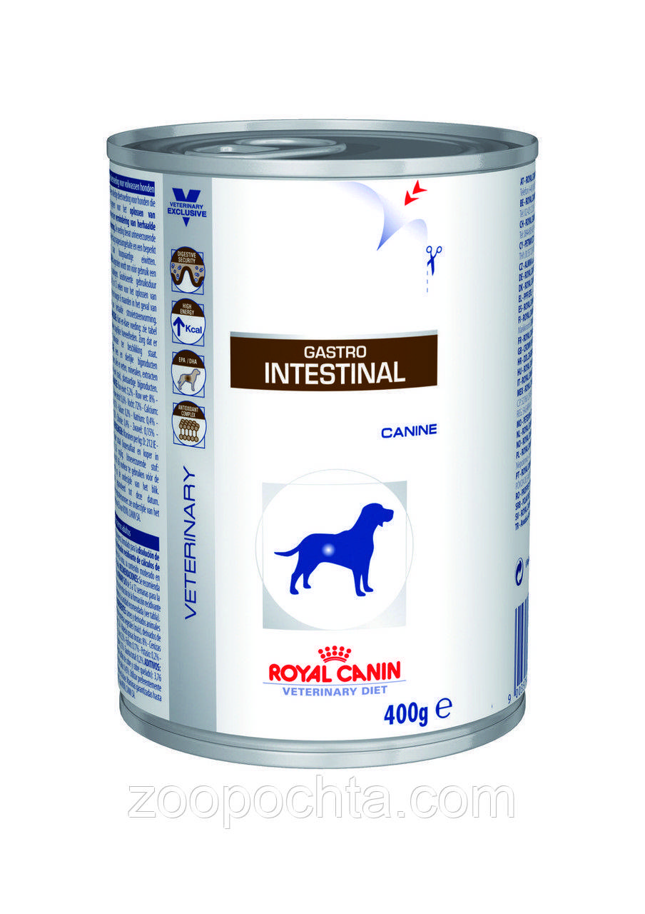 Вологий лікувальний корм Royal Canin Gastro Intestinal Cans для собак 0,4КГ