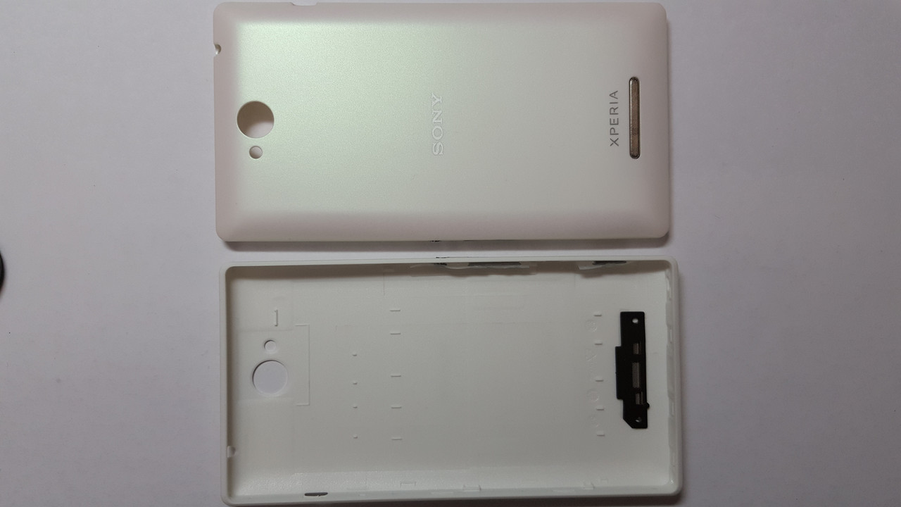 Кришка задня Sony Xperia C, C2305 біла original.