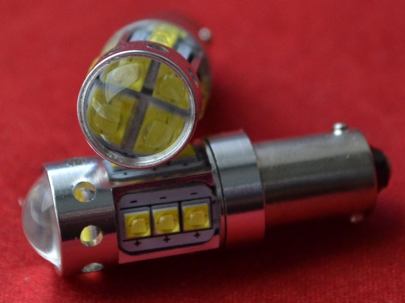 H21W/T4W/H6W/BAX9S CANBUS CREE 16шт білий 6600Lux найяскравіші