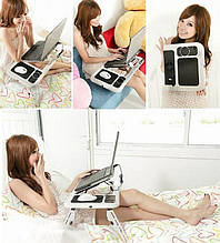 Столик E-Table легкий та універсальний столик для ноутбука кавовий столик столик для ігровий