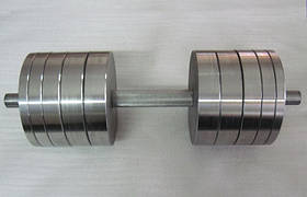 Гантелі 2 шт. по 40 кг розбірні сталеві D 25 мм, фото 3