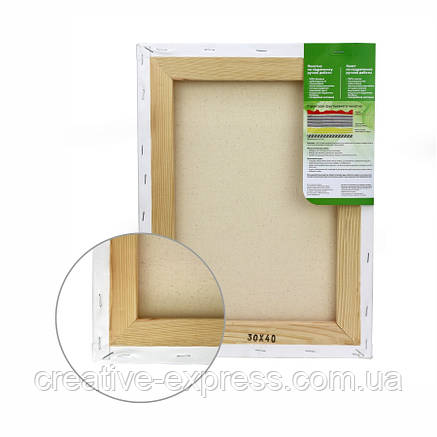 Підрамник, 20*35 см, дрібне зерно, акрил, бавовна, ТМ ''Етюд'', фото 2