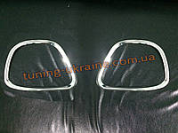 Окантовка протитуманних ліхтарів Omsa на Dacia Duster 2010