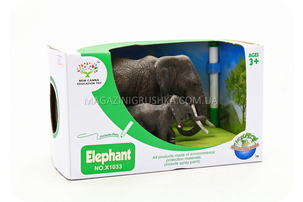 Фігурки «Королівство тварин» - Сімейство слонів, фото 1