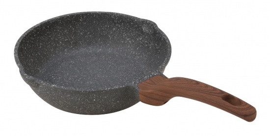 Сковорода "Dakjjim" 24х7см з індукційним дном алюмінієва з кам'яним антипригарним покриттям Fissman